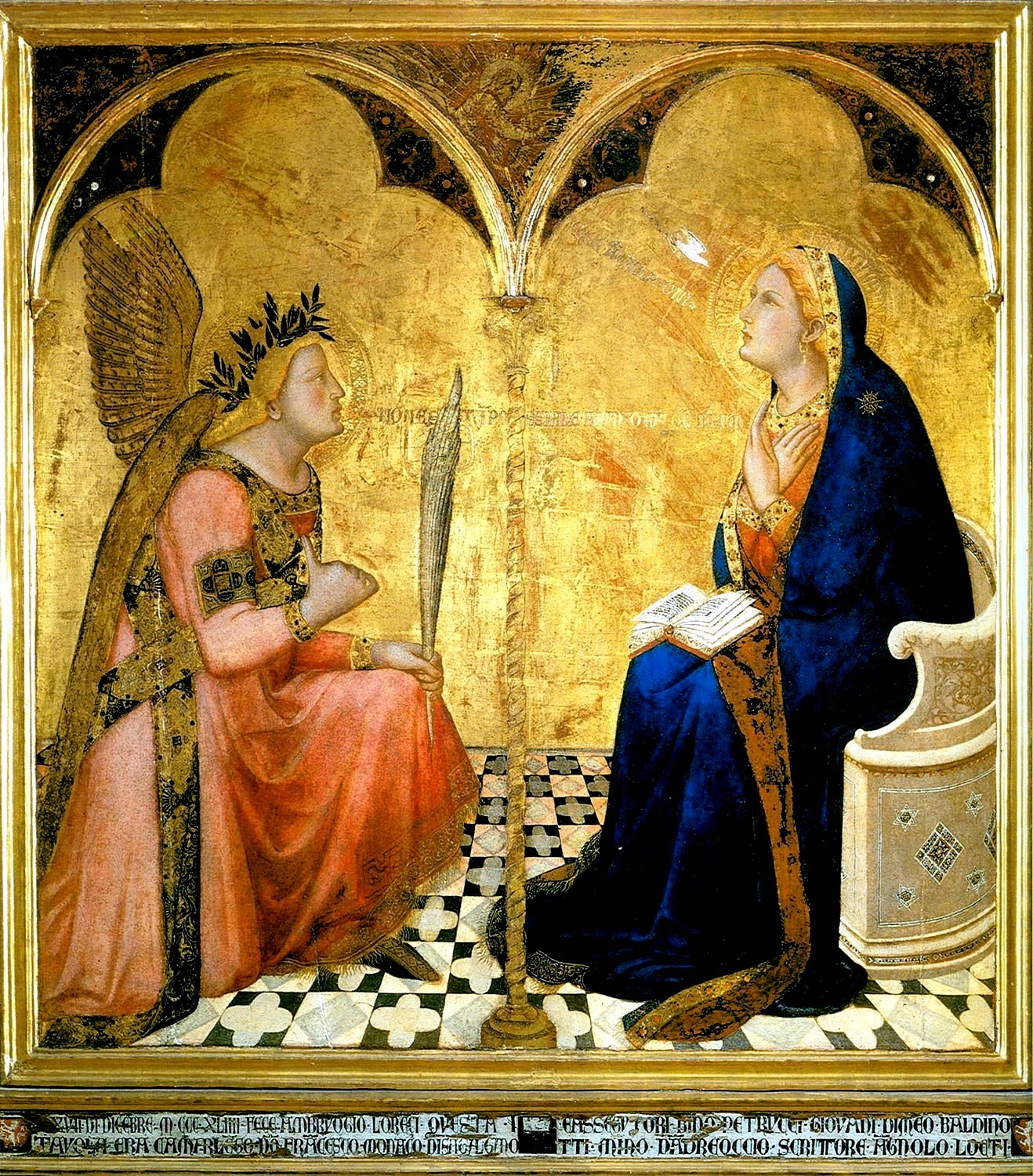Ambrogio Lorenzetti, Annunciazione - Folia Magazine