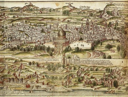 Veduta, Terra Santa, 1486