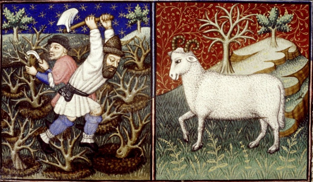 Iconografia mese di marzo nel Medioevo